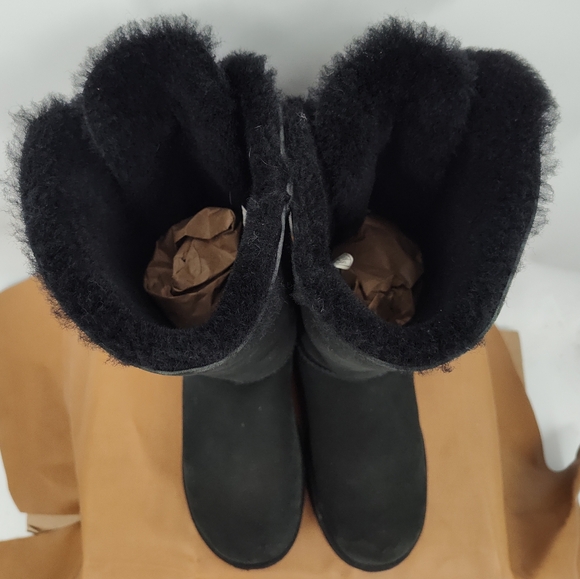 UGG Tall Black Boots Womans Size 11 - Picture 7 of 7